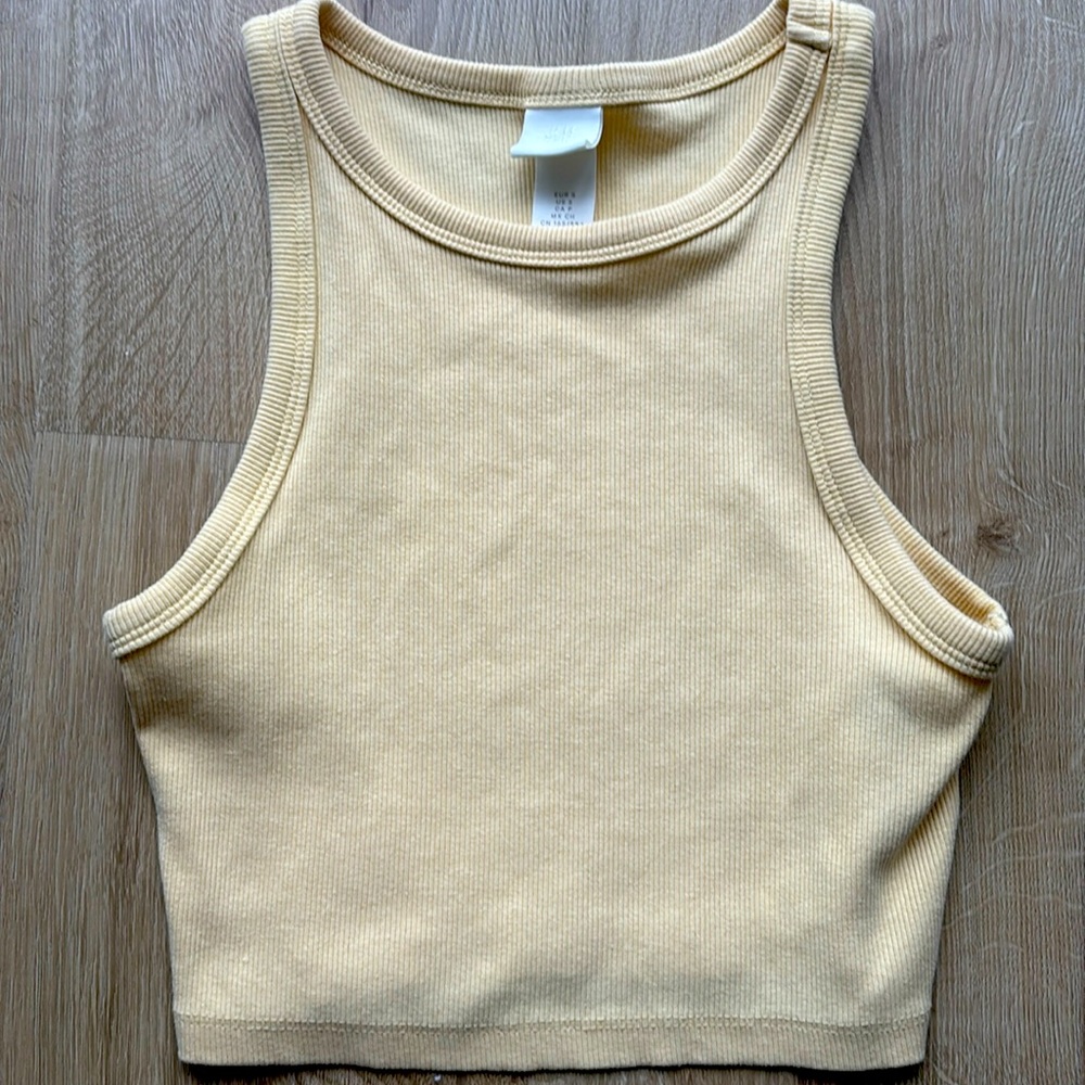 H&M yellow tank